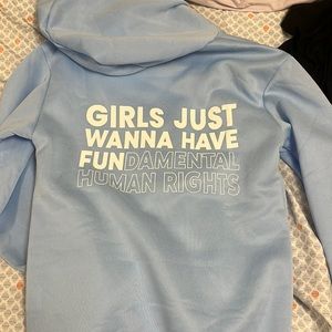 girls just wanna have fundamental human rights sweatshirt